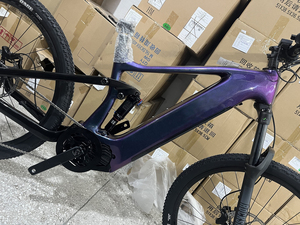 Bicicleta de montaña eléctrica de suspensión completa de 29 pulgadas con motor central de descenso Fat Tire E-Bike Batería de litio Características eléctricas - Product Image 4
