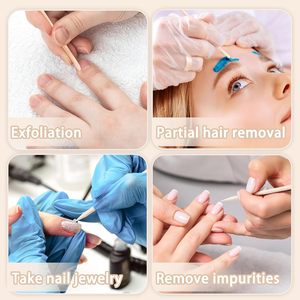 Outil de manucure professionnel à double extrémité Poussoir à cuticules 100pcs Bâtonnets orange pour ongles - Product Image 6