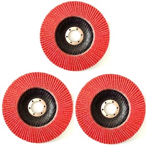 Disque à lamelles en céramique PMS 125mm disque de meulage Type 27 disque à lamelles abrasif plat pour meule abrasive en acier inoxydable - Product Image 1