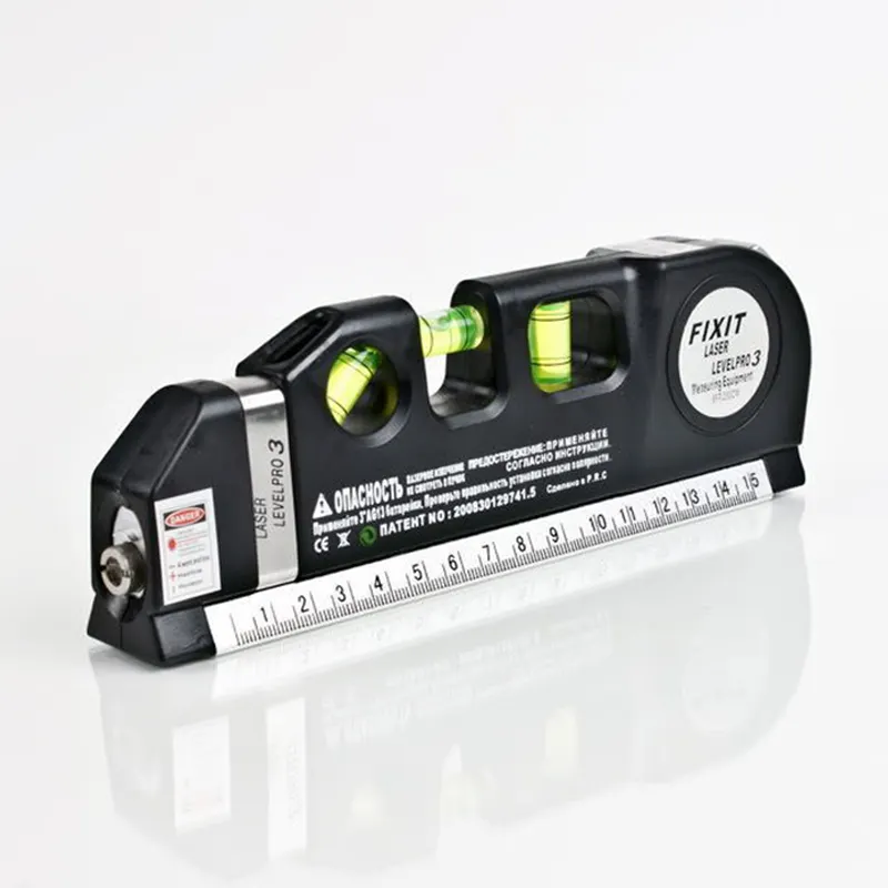 Adjusted Standard Multipurpose Cross Tape Ruler 8 Feet Measure Line Tool Laser Level