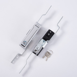 Serrure de porte d'armoire industrielle MS731-1-2 à liaison supérieure et inférieure, sans perçage, pour boîtier de distribution de commande, châssis Rittal - Product Image 1