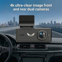 Caméra embarquée VIEVGUARB V116E double objectif avec capteur G, moniteur de stationnement, enregistrement en boucle, contrôle par application, ADAS, 4K, WiFi, GPS, double caméra