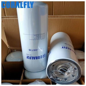ไส้กรองน้ำมันหล่อลื่น LF667 1R-0739 P554004 สำหรับรถขุดหนัก เครื่องยนต์ดีเซล ให้การกรองที่มีประสิทธิภาพสูง - Product Image 2
