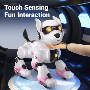 Nouveauté : Chien robot intelligent R27 à commande vocale, en plastique ABS, animal électronique, jouet interactif pour l'éducation précoce des enfants - Product Image 4