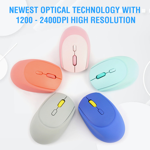 Mới phát hành Ergonomic 2.4G không dây Chuột quang Silicone <span class=keywords><strong>gel</strong></span> Chuột máy tính với giao diện <span class=keywords><strong>USB</strong></span> mini phong cách mềm giảm căng thẳng - Product Image 5