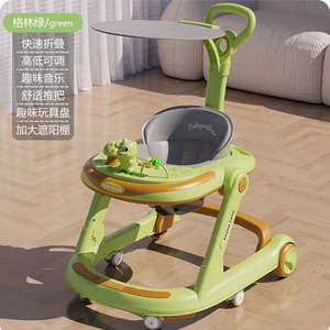 Andador para Bebé Verde 3 en 1 Multifuncional con Música para Niños de 6 Meses a 3 Años - Product Image 1