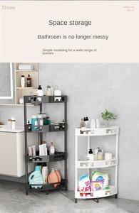 Estante de Almacenamiento para Baño Moderno y Ecológico, Diseño Triangular de Múltiples Niveles, de Piso a Techo, para Esquina - Product Image 6