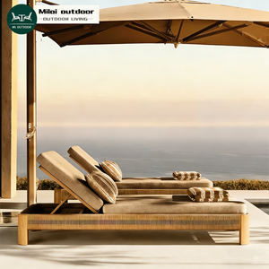 Chaise longue <span class=keywords><strong>de</strong></span> luxe en teck pour l'extérieur, villa, hôtel, <span class=keywords><strong>jardin</strong></span>, piscine, mobilier <span class=keywords><strong>de</strong></span> bord <span class=keywords><strong>de</strong></span> mer - Product Image 1