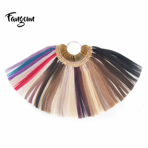 गर्म बेच 100 मानव रेमी बाल सैलून बालों का रंग टैग अंगूठी बाल विस्तार रंग चार्ट - Product Image 2