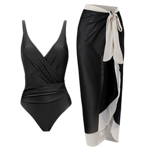 <span class=keywords><strong>Maillot</strong></span> <span class=keywords><strong>de</strong></span> <span class=keywords><strong>bain</strong></span> une pièce conservateur <span class=keywords><strong>pour</strong></span> <span class=keywords><strong>femme</strong></span> <span class=keywords><strong>avec</strong></span> une jupe en mousseline <span class=keywords><strong>de</strong></span> soie couvrant le <span class=keywords><strong>ventre</strong></span> Ensemble <span class=keywords><strong>de</strong></span> <span class=keywords><strong>maillot</strong></span> <span class=keywords><strong>de</strong></span> <span class=keywords><strong>bain</strong></span> deux pièces - Product Image 2