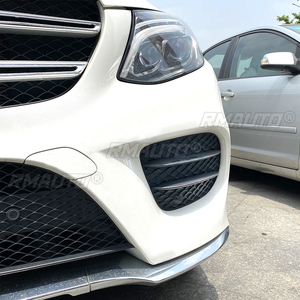 ตะแกรงครอบไฟตัดหมอกหน้าสีดำสำหรับรถยนต์ Mercedes-Benz GLE GLS GLE Coupe W166 X166 C292 ปี 2016-2019 แต่งรถ - Product Image 6