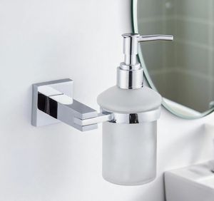 Dispenser di <span class=keywords><strong>Sapone</strong></span> Liquido Schiumogeno di Lusso in Vetro con Finitura Cromata da Parete, Design Moderno per Hotel, Bagni e Scuole, Garanzia di 3 Anni - Product Image 3