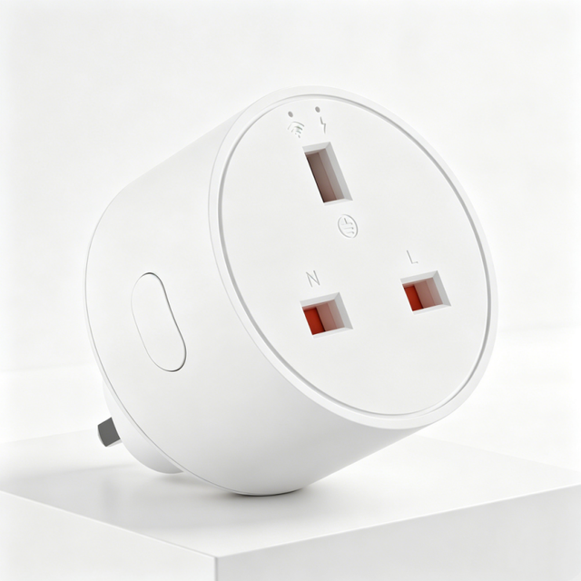 NO S60 UK Plug WiFi Smart Socket 16A with Energy Monitoring Remote Voice Control Timer & Scenes for IOS