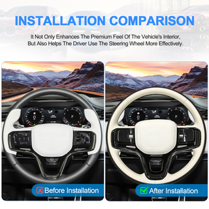NaviHua - Kit de Accesorios para Actualizar el Volante de Coche, de Antiguo a Nuevo, para Land Rover Range Rover Sport/Velar 2010-2022 - Product Image 4