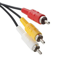 Câble de conversion audio-vidéo AV de 1,8 m pour PS2 vers 5 RCA, câble vidéo AV pour PS2