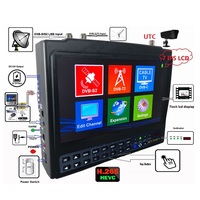 7-Zoll-HD-IPS-LCD-Bildschirmmonitor DVBS/S2/T/T2/C/AHD/UTC 8MP Kombi Digitaler Satellitenfinder mit 7,4V/5Ah Li-Akku KPT-701S/T+