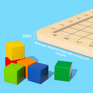 Giáo Dục tư duy logic đào tạo khối lập phương toán học bằng gỗ phù hợp với khối câu đố - Product Image 3
