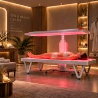 Panneau de luminothérapie rouge pour le corps entier Magique Power Beauty Center, système de luminothérapie électrique sur pied avec prise US