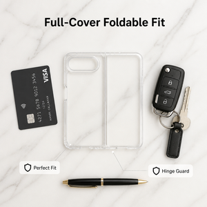 Custodia Trasparente in TPU PC per iPhone 18 Fold, Protezione Cerniera, Antiurto, Morbida, Sottile, Antipolvere - Product Image 2