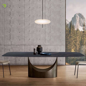 Bán Chạy Nhất Khuyến Mại Giá Bàn Ăn Đặt 6 Ghế Sinered Đá Đầy Đủ Bàn Ăn Đặt 6 Chỗ Ngồi Trung Quốc Đồ Nội Thất Bê Tông - Product Image 3