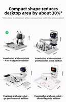 Robot de Ajedrez de Plástico con IA Cuatro en Uno, Edición Introductoria, para Ajedrez Chino, Go, Gomoku y Ajedrez Internacional (Hecho en China)