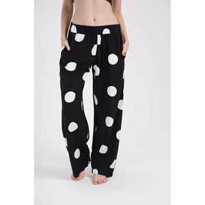 Conjunto de Pijama para Mujer Belmando, con Bolsillos, Transpirable, Cómodo, Modal y Spandex, Cintura Elástica, Estampado de Animales de Dibujos Animados, 2 Piezas - Product Image 3