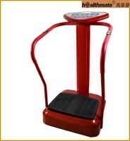 Plateforme de vibration corporelle intégrale HSM 500W pour usage domestique – Machine d'exercice Crazy Fit pour entraînement et massage vertical