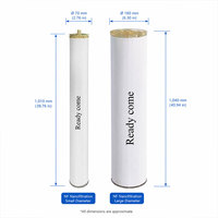 Membrane de nanofiltration NF pour usine de traitement des eaux usées industrielles, éléments de membranes RO 4040 8040 pour la purification de l'eau