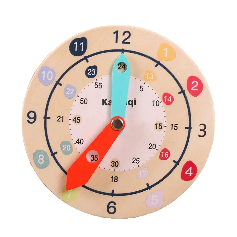 Mumoni Kids impara a dire ai giochi del tempo orologio in legno sussidi didattici giocattoli educativi per bambini