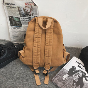 Retro <b>Waterproof</b> Polyester Canvas <b>Backpack</b> For Girls <b>School</b> Travel Shoulder Book Bag - Product Image 6