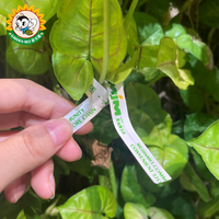 Fournisseur d'usine de Gardenbee Logo imprimé biodégradable personnalisé réglable étiquette de plante emballage de légumes fruits Tagstwist attaches torsadées