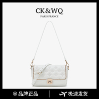 Sac bandoulière de luxe pour femme avec logo embossé et décorations métalliques, sacs à épaule pour femme, petit portefeuille pour femme
