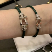 Bracelet Chaîne Fer à Cheval Freded de Luxe de Haute Qualité, Plaqué Or, pour Hommes et Femmes, Idéal pour Banquets, Coffret Cadeau de Bijoux