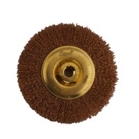 Brosse de nettoyage en fil de laiton 100*30mm, brosse de polissage robuste