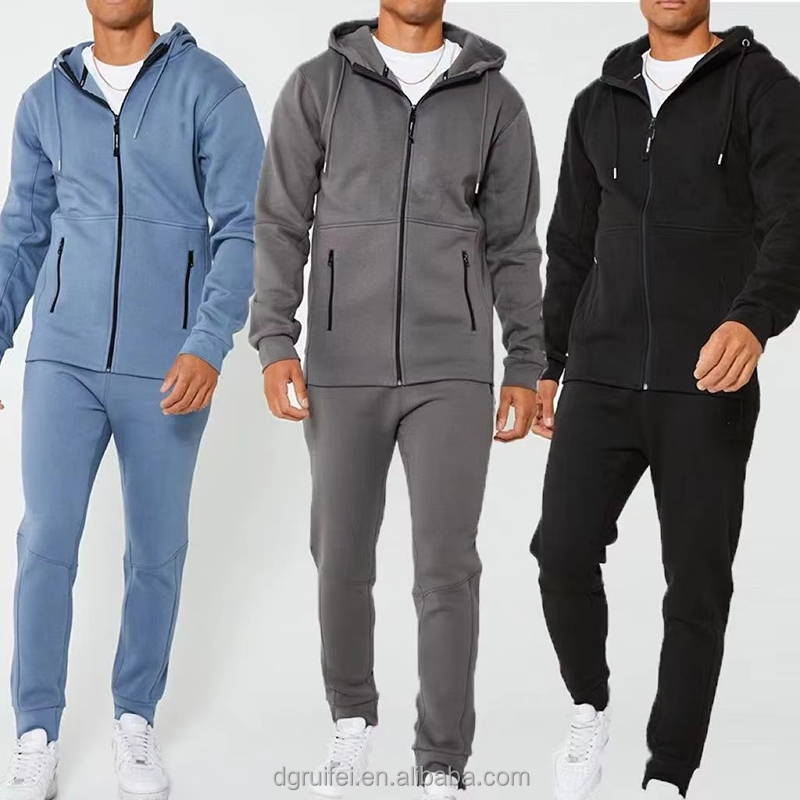 Cotton Oversized Printed Zip-up Tracksuit