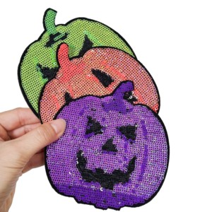 Patchs thermocollants personnalisés à motif <span class=keywords><strong>d</strong></span>'<span class=keywords><strong>arbre</strong></span> brodé de sequins pour vêtements, faible minimum de commande - Product Image 6