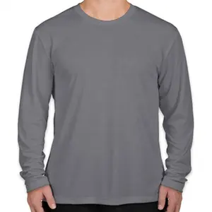 Hot Sale 100% polyester custom silk printing long sleeve shirt for man