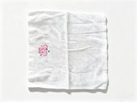 Lingette pour bébé, serviette pour le visage en coton doux avec broderie d'éléphant mignon, tissu absorbant réutilisable pour nouveau-né, paquet de 4