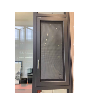 Design moderno termopane <span class=keywords><strong>finestra</strong></span> a battente aperta in acciaio lega di alluminio <span class=keywords><strong>porta</strong></span> singola in vetro per soggiorno passivo - Product Image 1