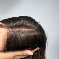 Perruque JX originale en cheveux humains vierges russes, brun cendré balayage, ondulée naturelle, cheveux slaves fins et doux, avec dentelle HD frontale pré-épilée
