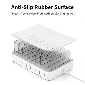 Station de charge portable multiport moderne à charge rapide, <span class=keywords><strong>prix</strong></span> d'usine, pour téléphone portable, 8 ports - Product Image 3