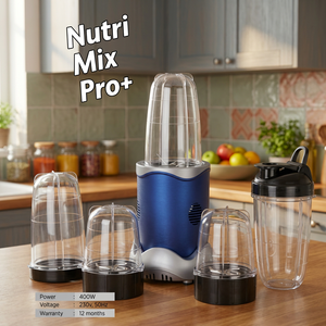 Licuadora Multifuncional de Alta Velocidad, Extractor Compacto para Hacer Smoothies de Frutas y Batidos de Proteínas, para Uso Doméstico en la Cocina - Product Image 3