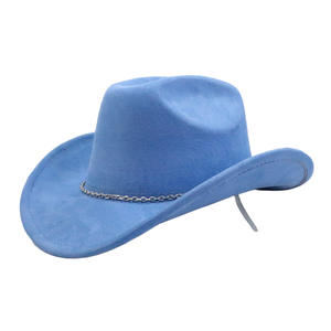 Sombrero <span class=keywords><strong>de</strong></span> <span class=keywords><strong>Vaquero</strong></span> Vintage <span class=keywords><strong>de</strong></span> Ala Ancha al por Mayor, Protección Solar Unisex para Pesca al Aire Libre, Equitación, Fiestas y Uso Casual - Product Image 1