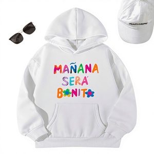 Sudadera con Capucha para Niñas Adolescentes, Diseño de Letras de Dibujos Animados, Suave y Cómoda, Manga Larga, Estilo Casual, a la Moda - Product Image 1