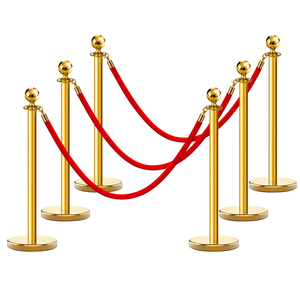 נירוסטה מתכת נירוסטה קווי המתנה קווי תורים קובעי תנועה מוט מוט פוסט מעמד חבלים חוטי - Product Image 2