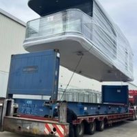 Maison capsule prête pour les climats froids, fenêtres triple vitrage, maison capsule non modulaire pour le glamping toute l'année