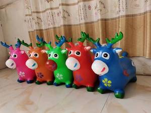 <span class=keywords><strong>Jouet</strong></span> de cheval peint de <span class=keywords><strong>vache</strong></span> sautant gonflable pour enfants avec musique <span class=keywords><strong>jouet</strong></span> extérieur interactif de matériel commun pour les enfants - Product Image 4