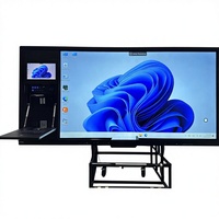 Pizarra Interactiva Todo en Uno Personalizada de Fábrica de 5 Pulgadas con Pantalla Táctil de 75 Pulgadas, Pizarra Interactiva Económica con Pantalla LCD y Procesador Core I7