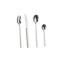 MASTER CHEF Casa Inox Juegos SATIN Ensemble de couverts 16 pièces en acier inoxydable doré
