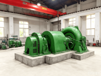 Generator Energi Bebas 150KW-2MV Turbin Pelton Hidro Sistem Roda Gila Baja untuk 50kw
